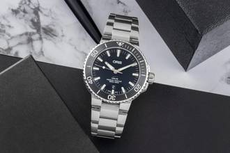 Thumbnail von Oris Aquis Date Stahl Automatik Herrenuhr Ref 01 733 7730 4154-07 8 24 05PEB B&P