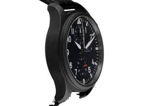 Thumbnail von IWC Fliegeruhr Chronograph Top Gun Pilot Top Gun Ceramic Automatik Herrenuhr Ref. IW389001 B&P