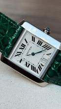 Thumbnail von Cartier Tank Française 18k Top Condition 18kt White gold case + buckle