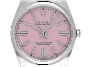  Rolex Oyster Perpetual Ref.134300 2025 Full Set Ungetragen Oyster Perpetual Candy Pink 