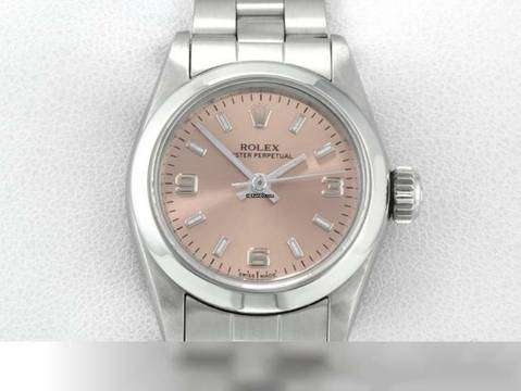  Rolex Oyster Perpetual 26 26mm 2006 Edelstahl Automatik Stahl Damenuhr 