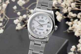  Rolex Datejust 31 Stahl / Weissgold Roman Dial Oyster Perpetual Ref. 68274 