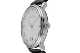 Thumbnail von Blancpain Villeret Grande Date Stahl Automatik Herrenuhr Ref. 6669-1127-55B