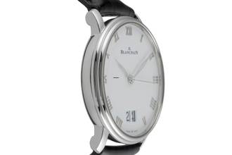 Thumbnail von Blancpain Villeret Grande Date Stahl Automatik Herrenuhr Ref. 6669-1127-55B