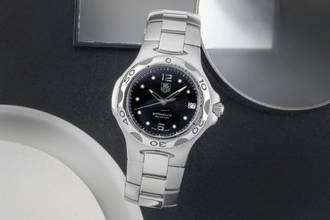  TAG Heuer Kirium Edelstahl Black Dial Quarz Herrenuhr Ref. WL111D 