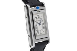 Thumbnail von Cartier Tank Basculante Edelstahl Quarz Damenuhr Ref. W1011155 Box