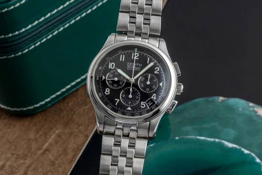  Zenith El Primero Chronograph Stahl Automatik Herrenuhr Ref. 02.0500.400 