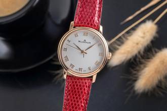 Thumbnail von Blancpain Villeret Ultraflach 18k Rotgold Automatik Damenuhr Ref 6104-3642-55A Papiere 2019
