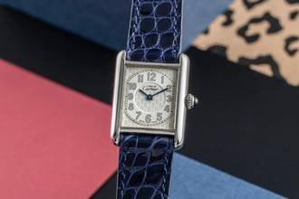 Thumbnail von Cartier Tank must Tank SM 925 Silber vergoldet Quarz Damenuhr Ref. W1014254 2416