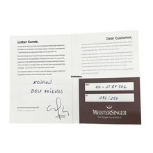Thumbnail von Meistersinger Best Friends Einzeiger Automatikuhr Limitierte Edition WWF