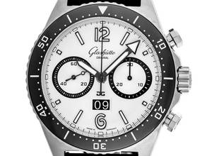 Thumbnail von Glashütte Original SeaQ Panorama Date Ref.1-37-23-03-80-33 2026 Full Set Ungetragen SeaQ Chronograph Kautschuk Faltschließe