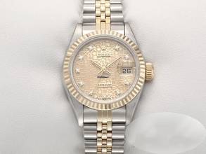 Thumbnail von Rolex Lady-Datejust Edelstahl Gelbgold 750 Diamanten Automatik Gold Stahl Damen Stainless Steel 18kt Yellow Gold Jubilé-band Chronometer Oyster