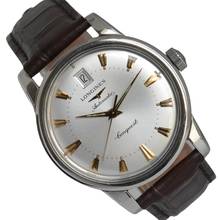  Longines Conquest Heritage L1.611.4.75.4 automatic silver dial 