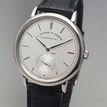  A. Lange & Söhne Saxonia 380.026 Automatik WG18k/750 Box+Papiere Full Set 