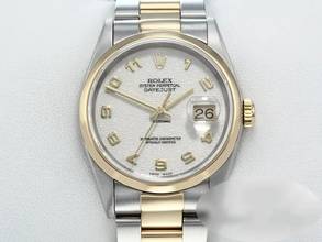  Rolex Datejust 36 36mm 16203 Stahl Gelbgold 750 Automatik Stainless Steel 18kt Yellow Gold Oyster-band Chronometer 