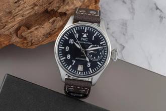 Thumbnail von IWC Große Fliegeruhr Schaffhausen Big Pilot Automatik 7 Days Edelstahl Herrenuhr Ref IW500201