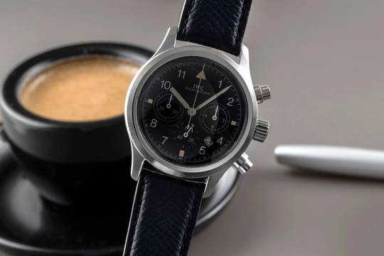  IWC Fliegeruhr Chronograph Pilot Chronograph Edelstahl Mechaquartz Herrenuhr Edelstahl Ref. IW374101 