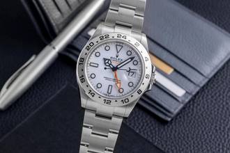  Rolex Explorer II Automatik Edelstahl Herrenuhr Ref. 226570 Box & Papiere 2022 