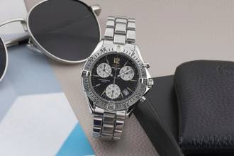 Thumbnail von Breitling Colt Chronograph Black Dial Quarz Edelstahl Herrenuhr Ref. A53035