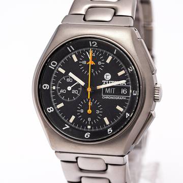  Tutima Military Chronograph 43 Titan – 760-02 – 10/1993 Full Set 