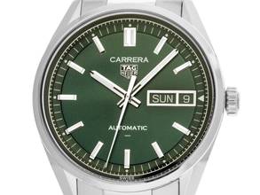 Thumbnail von TAG Heuer Carrera Day Date Ref.WDA2115.BA0043 2026 Full Set Ungetragen Carrera Day Date Green Dial