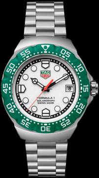  TAG Heuer Formula 1 Solargraph 38 Mm Green NEW FULL SET 