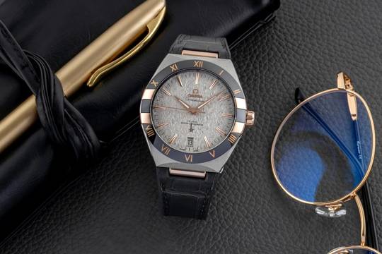  Omega Constellation Stahl / Sedna-Gold 131.23.41.21.06.001 B&P 