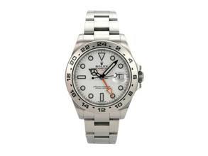 Rolex Explorer II 42 Edelstahl 216570 weißes Zifferblatt 