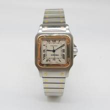 Thumbnail von Cartier Santos Galbée ref.187901 - Stahl/Gold - Jahr: 1994 Fullset