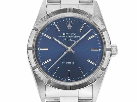  Rolex Air King Ref.14010 1996 original Box sehr gut Vintage Air King Stahl 