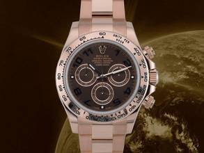  Rolex Daytona Cosmograph Daytona 116505 Rose Gold Chocolate Arabic Dial Full Set 2017 