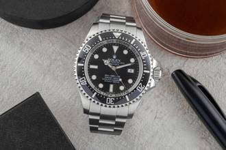 Thumbnail von Rolex Sea-Dweller Deepsea Black Dial Oyster Stahl Automatik Ref. 116660 Papers