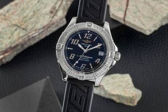  Breitling Colt Automatic Chronometer 500M Edelstahl Automatik Herrenuhr Ref. A17350 B&P 