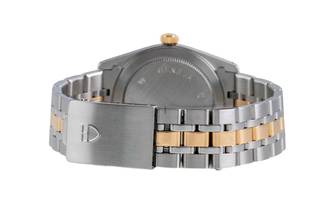 Thumbnail von Tudor Prince Date Diamond Dial Stahl / Gold Automatik Medium Ref. 74033 Papiere