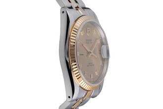 Thumbnail von Tudor Prince Date Diamond Dial Stahl / Gold Automatik Medium Ref. 74033 Papiere