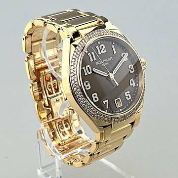 Patek Philippe Twenty~4 18K Rose Gold Diamantlünette Box Papiere Full Set Erstbesitz