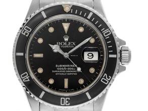Thumbnail von Rolex Submariner Date Ref.16800 1986 Box&Beschreibung sehr gut Vintage Submariner Date