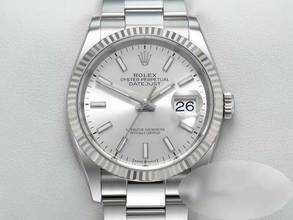  Rolex Datejust 36 Ungetragen Rolex Datejust 36 126234 2023 Stahl Weissgold 750 Automatik Stainless Steel 18kt White Gold Oyster-band Chronometer 