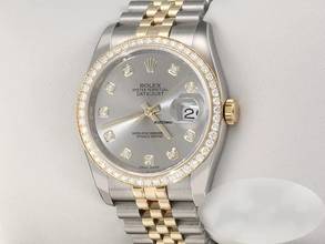  Rolex Datejust 36 36mm 116243 2017 Stahl Gelbgold 750 Diamanten Automatik Stainless Steel 18kt Yellow Gold Jubilé-band Chronometer Oyster 
