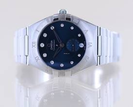 Thumbnail von Omega Constellation blue Diamond Dial 8802 Master Chronometer 34mm Petit Second B+P