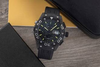  TAG Heuer Aquaracer 500M Chronograph Titan Automatik Herrenuhr Ref. CAJ2180-2 