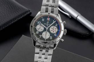  Breitling Classic AVI Chronograph Curtiss Warhawk Ref. A233802A1L1A1 B&P 2025 
