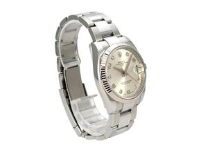 Thumbnail von Rolex Oyster Perpetual Date 115234 Silver Diamond