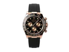 Rolex Daytona Cosmograph Daytona Everose Gold / Oysterflex Ref. 116515LN Black