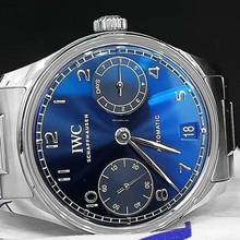  IWC Portugieser Automatik 42 7 Days Blue NEW FULL SET 