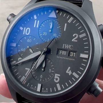 IWC Fliegeruhr Doppelchronograph Pilot Double Chronograph NEW FULL SET 