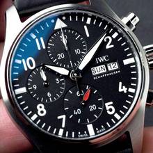 IWC Pilot's Chronograph Watch NEW FULL SET