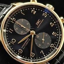 IWC Portofino Chronograph Black NEW FULL SET