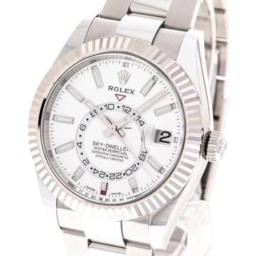  Rolex Sky-Dweller Oyster White 42 – 326934 – NEW & Unworn – 06/2021 Full Set Lc100 
