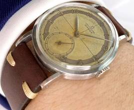 Thumbnail von Omega Classic Vintage 30T2 RG Art Deco Chronometer Chronometre 33mm Steel Serviced 2366